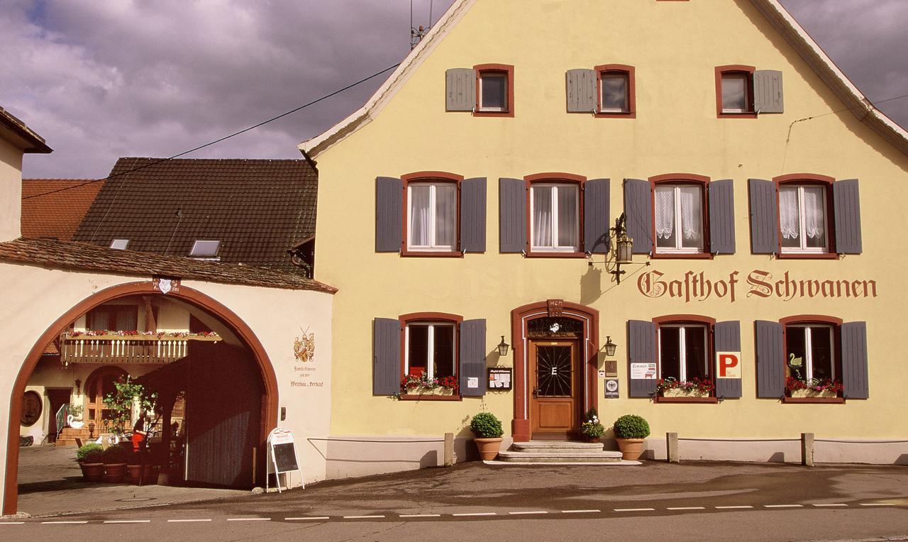 ホテル Zum Schwanen Garni Buggingen エクステリア 写真